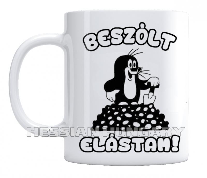 Beszólt elástam - kerámia bögre