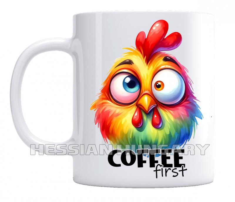 Coffee first - kerámia bögre