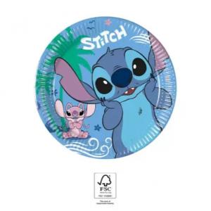 Lilo és Stitch, A csillagkutya Angel papírtányér 8 db-os 20 cm