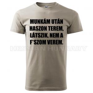Munkám után
