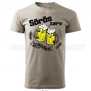 Sörös terv póló