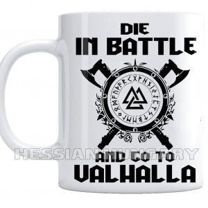 Die in battle - kerámia bögre