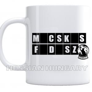 Macskás fadísz - kerámia bögre