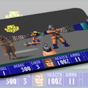 Retro game 3D egérpad
