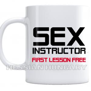Sex Instructor - kerámia bögre