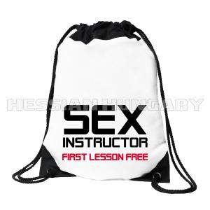 Sex instructor - tornazsák