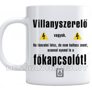 Villanyszerelő vagyok - kerámia bögre