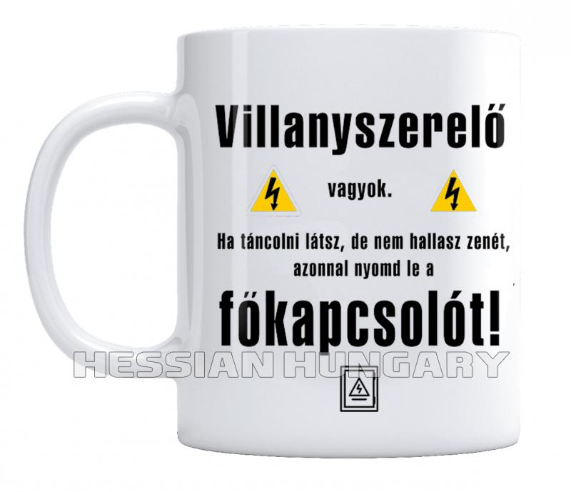 Villanyszerelő vagyok - kerámia bögre