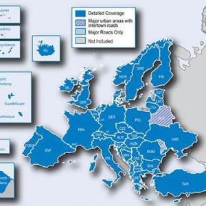 7 coll gps navigáció kamionos europa térképpel