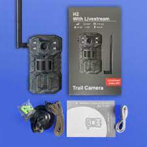 Professzionális Vadászkamera 4G H2-LiveStream Mobil Alkalmazással, aVízálló, Mikrofonnal és Hangszóróval