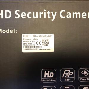 SIM kártyás 4G HD kamera kültéri forgatós wi-fi , építkezésre kiváló 4MP gsm