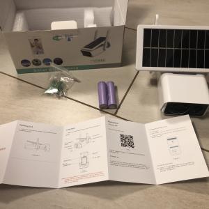 Solár wifi kamera akkus mozgásérzékelős napelemes