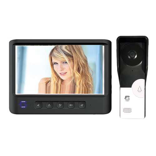 Global kaputelefon 7” LCD TFT monitor, CMOS színes kamerával