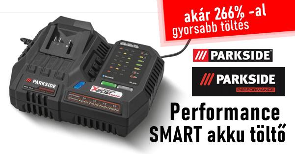 ParkSide Performance PLGS 2012 A1 Bluetooth Smart akkutöltő, akkumulátor gyors töltő, X20V, 300 W