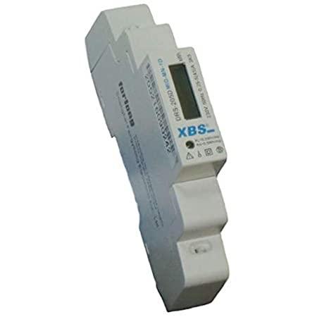 sorolhato DIGITÁLIS fogyasztásmérő sinre XBS MID-MN-1D LCD 45A