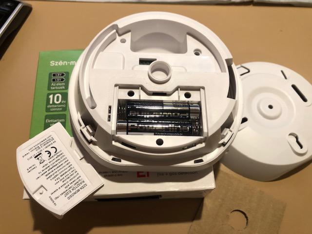 Szén-monoxid érzékelő, elemes Electronics Ei 207