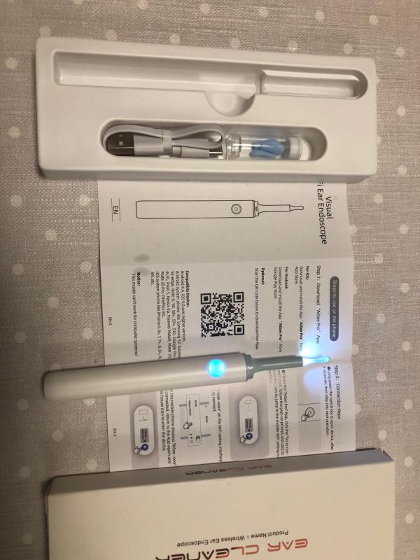Vezeték nélküli otoszkóp, fülkamera wifi- mobilra -, EAR cleaner
