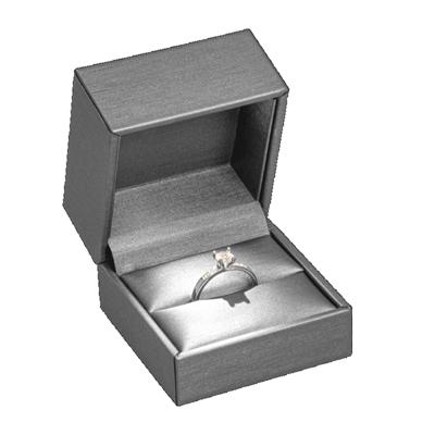 Brillant LED gyűrűs díszdoboz, szürke