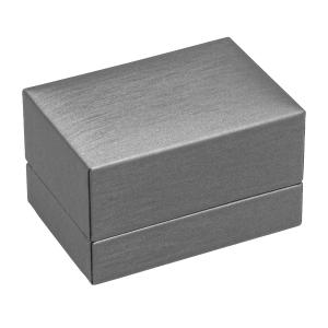 12db Brillant karikagyűrűs díszdoboz, Szürke színben