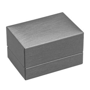 Brillant LED karikagyűrűs díszdoboz, szürke színben