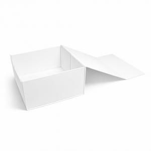 Mágneszáras univerzális díszdoboz, 230 x 230 x 110 mm-es, fehér