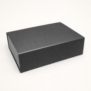 Nagyméretű prémium mágneses díszdoboz, fekete – 345 x 250 x 100 mm