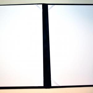 Oklevéltartó mappa - A4 kék, műbőr