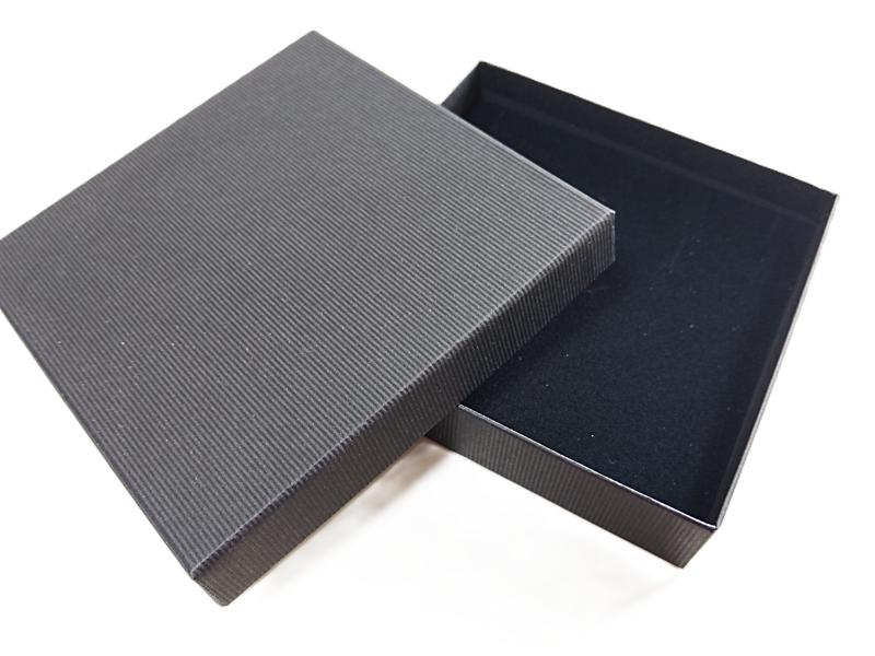 Plain nagy univerzális díszdoboz (schiefer) fekete