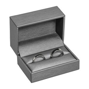 Brillant karikagyűrűs díszdoboz, szürke