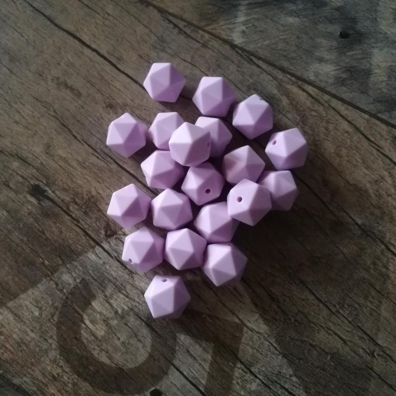 14mm-es icosahedron, világoslila
