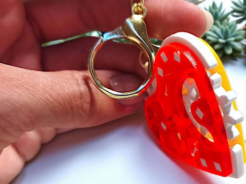 Anti stress kulcstartó