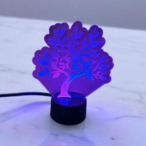 LED- lámpa egyedi mintával