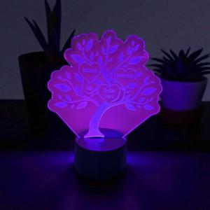 LED- lámpa egyedi mintával