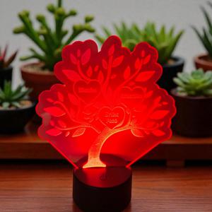 LED- lámpa egyedi mintával