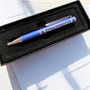 Teleszkópos zebra toll, sötétkék