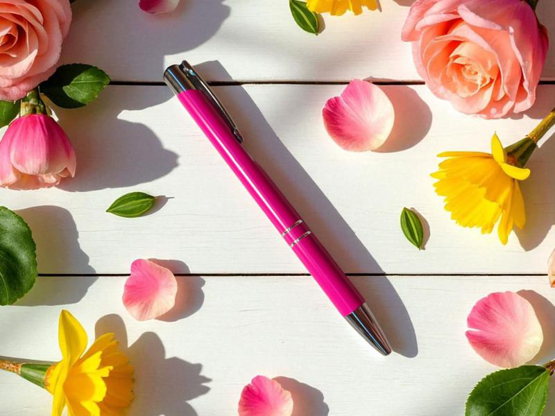 Fém golyóstoll, magenta