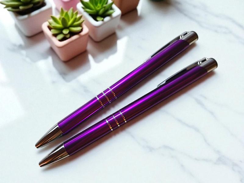 Fém golyóstoll, metál lila