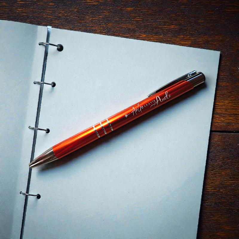 Fém golyóstoll, metál narancs