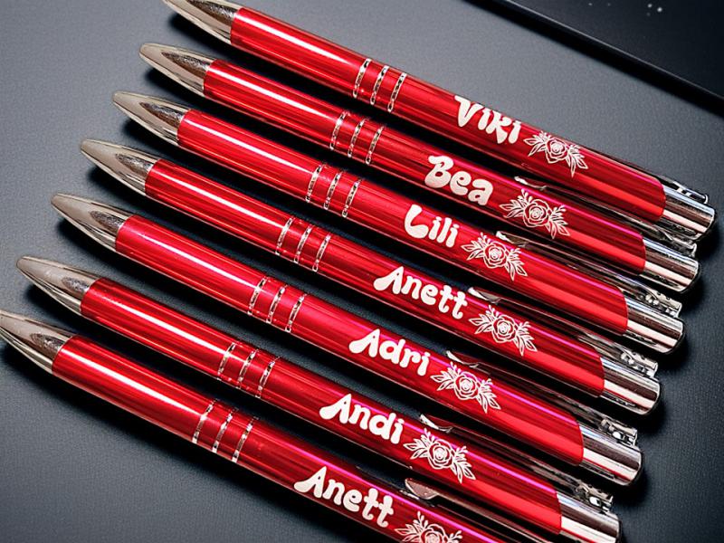 Fém golyóstoll, metál piros