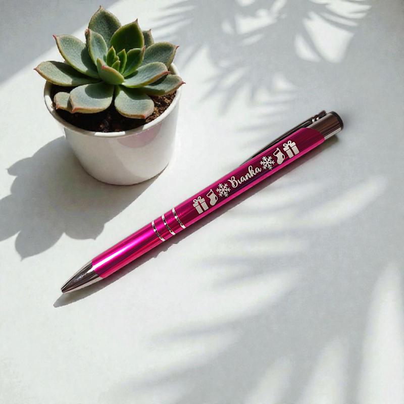 Fém golyóstoll, metál rózsaszín