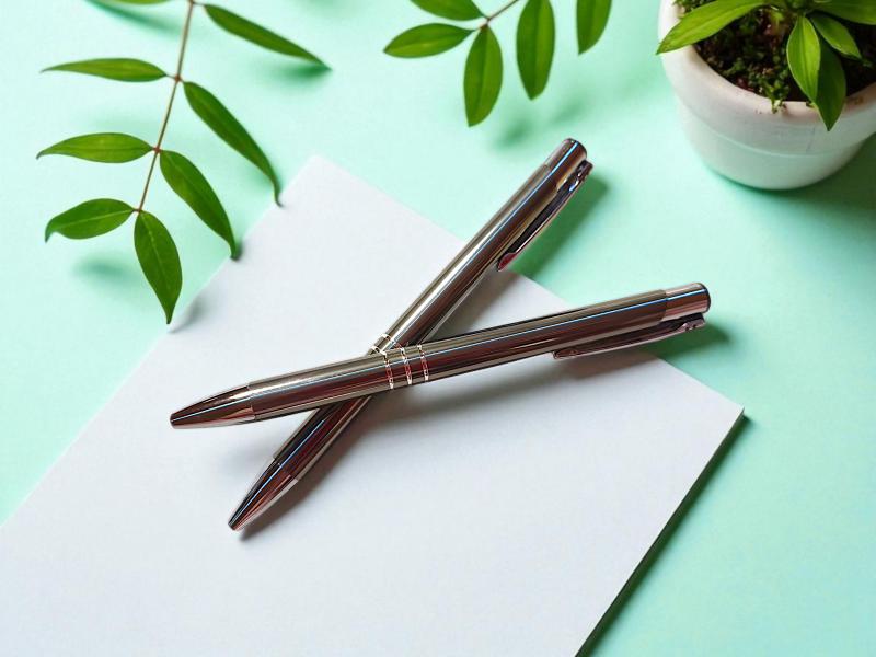 Fém golyóstoll, metál szürke