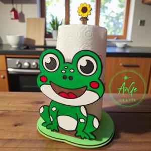 Békás konyhai papírtörlő tartó