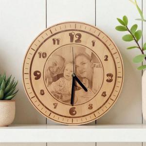 Fa falióra, saját fényképpel