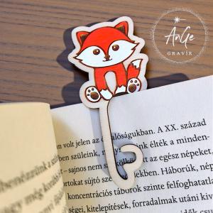 Fa könyvjelző, festett