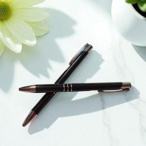 Fém golyóstoll, fekete