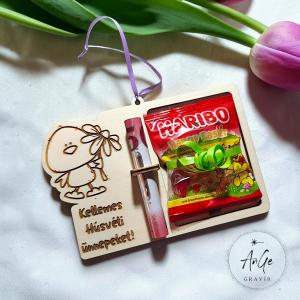 Húsvéti meglepetés, pénz átadó (bankjegy nélkül)