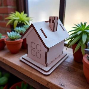 Illatosító házikó, füstölő kéménnyel