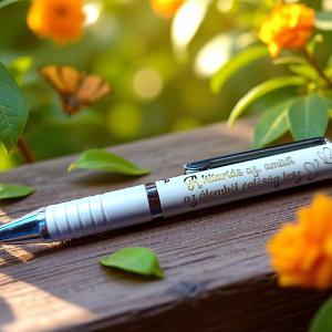 Teleszkópos zebra toll, fehér