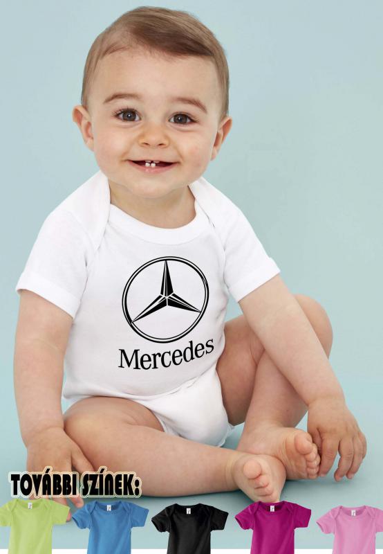 Baby body Mercedes logóval