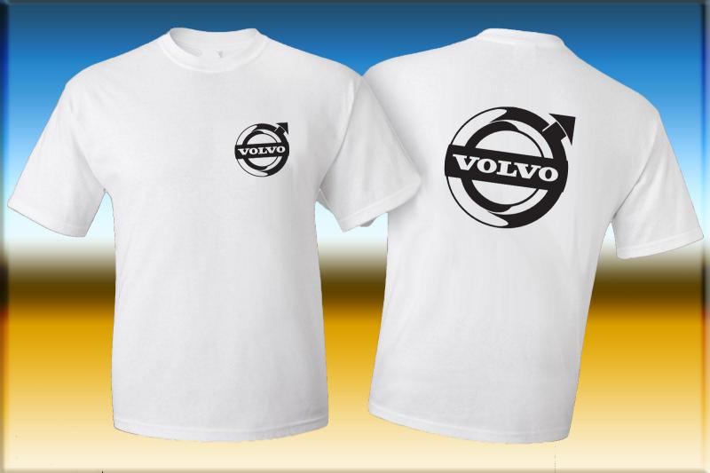 Volvo póló két oldalon logóval